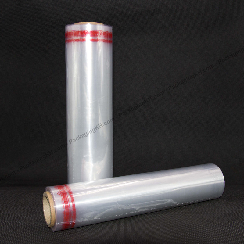 Clear plastic bags roll